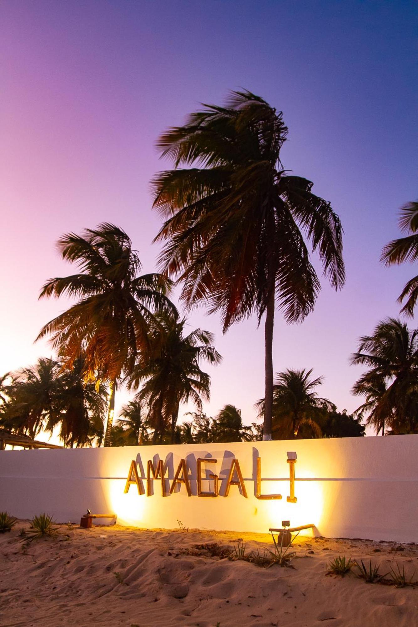 Amagali Pousada Galinhos Bagian luar foto