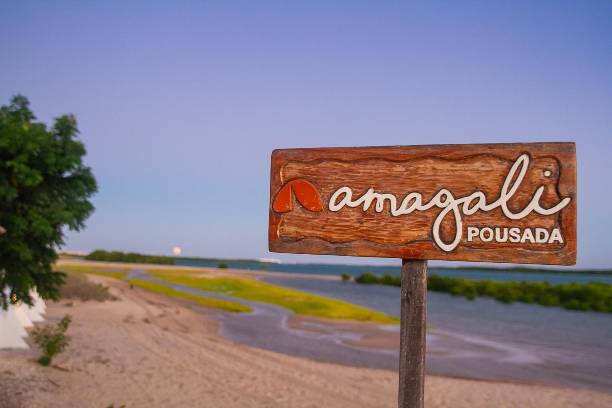 Amagali Pousada Galinhos Bagian luar foto