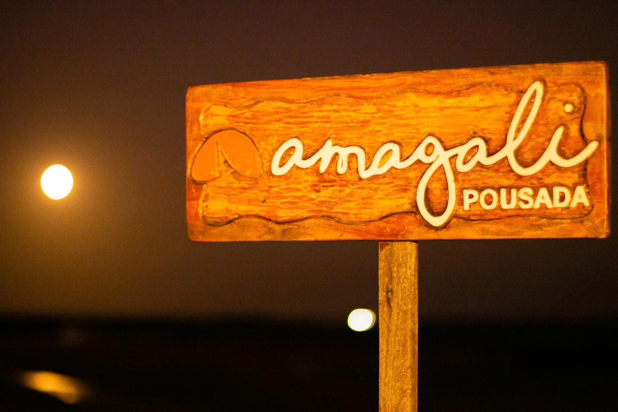 Amagali Pousada Galinhos Bagian luar foto